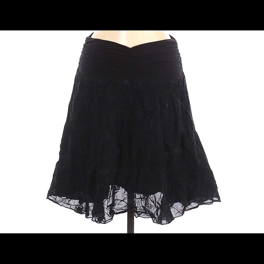 Cabi Eyelet Comfort Waist Skirt SZ M